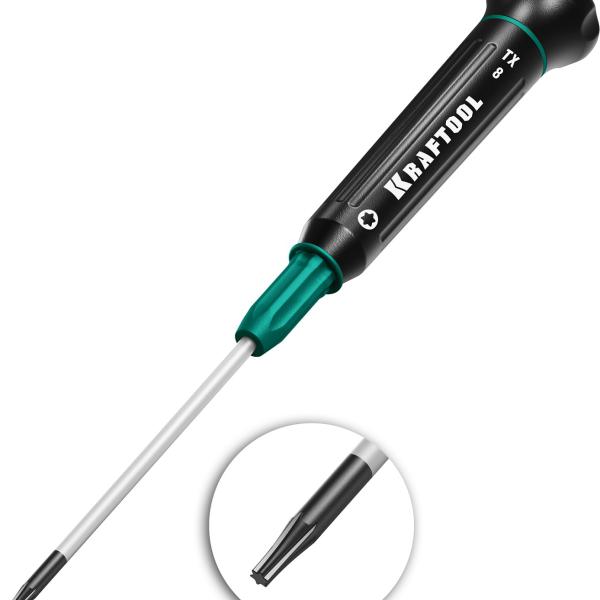 Отвертка TX8  для точных работ, Precision, KRAFTOOL, 25684-08