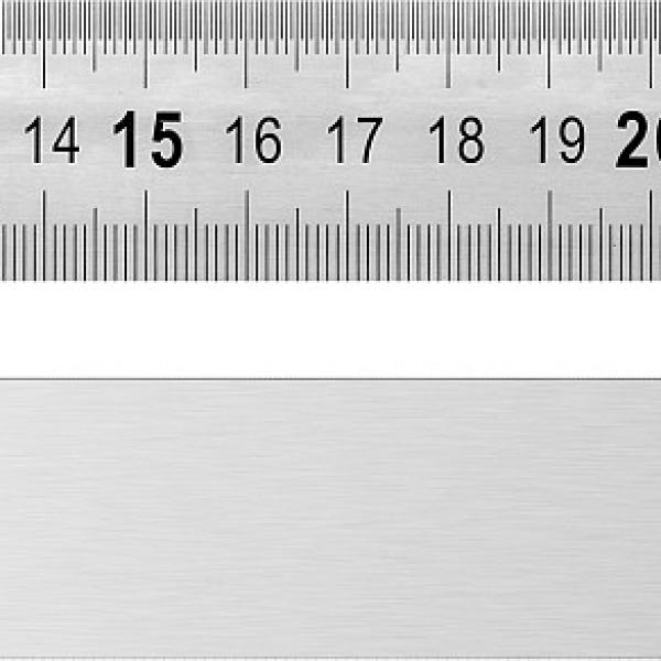 Линейка 0,3м нержавеющая, двухсторонняя гравированная шкала,  STAYER "PROFI" 3427-030